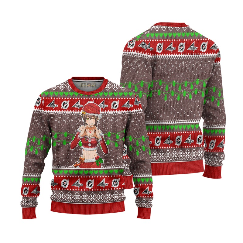 Suzuha Amane Anime Ugly Christmas Sweater Custom Steins Gate Xmas Gift Suzuha Amane Anime Ugly Christmas Sweater Custom Steins Gate Xmas Gift