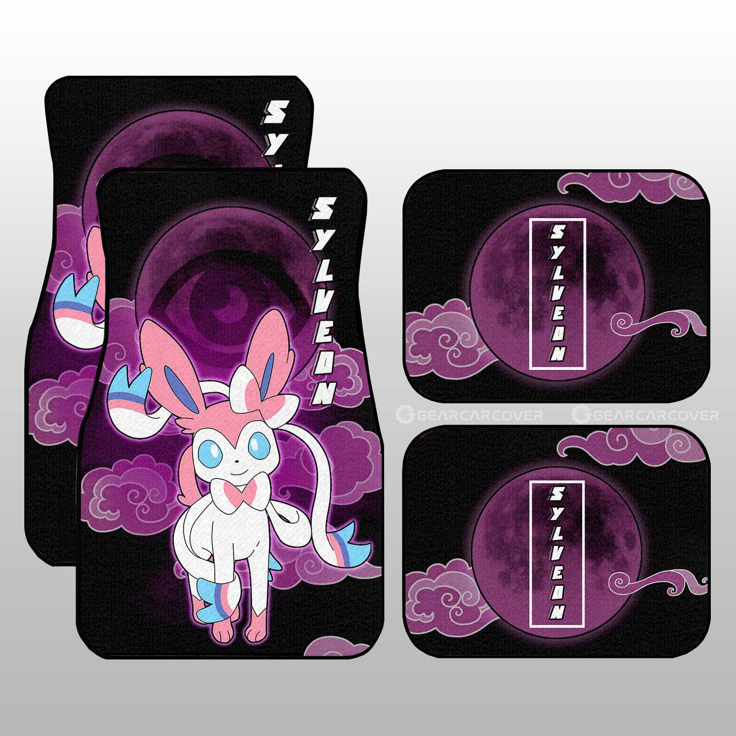 Sylveon Car Floor Mats Custom Anime Pokemon Car Accessories For Anime Fans Sylveon Car Floor Mats Custom Anime Pokemon Car Accessories For Anime Fans