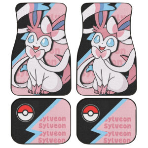 Sylveon Car Floor Mats Custom Anime Pokemon Car Interior Accessories