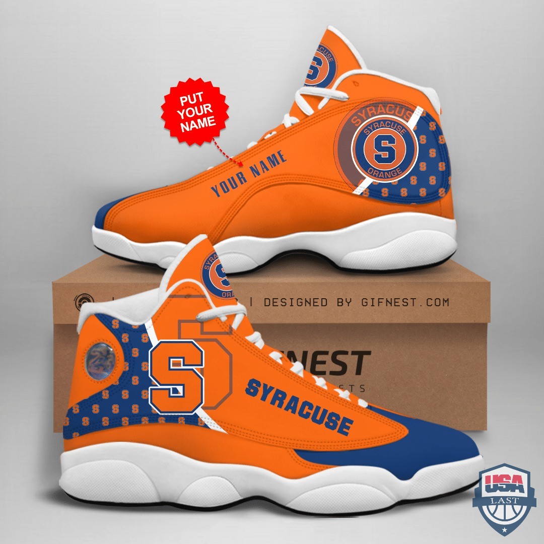 Syracuse Orange Air Jordan 13 Custom Name Personalized Shoes Syracuse Orange Air Jordan 13 Custom Name Personalized Shoes