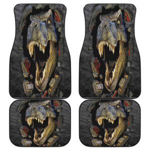 T-Red 3D Scary Car Floor Mats 191101