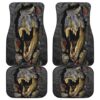 T Red 3d Scary Car Floor Mats