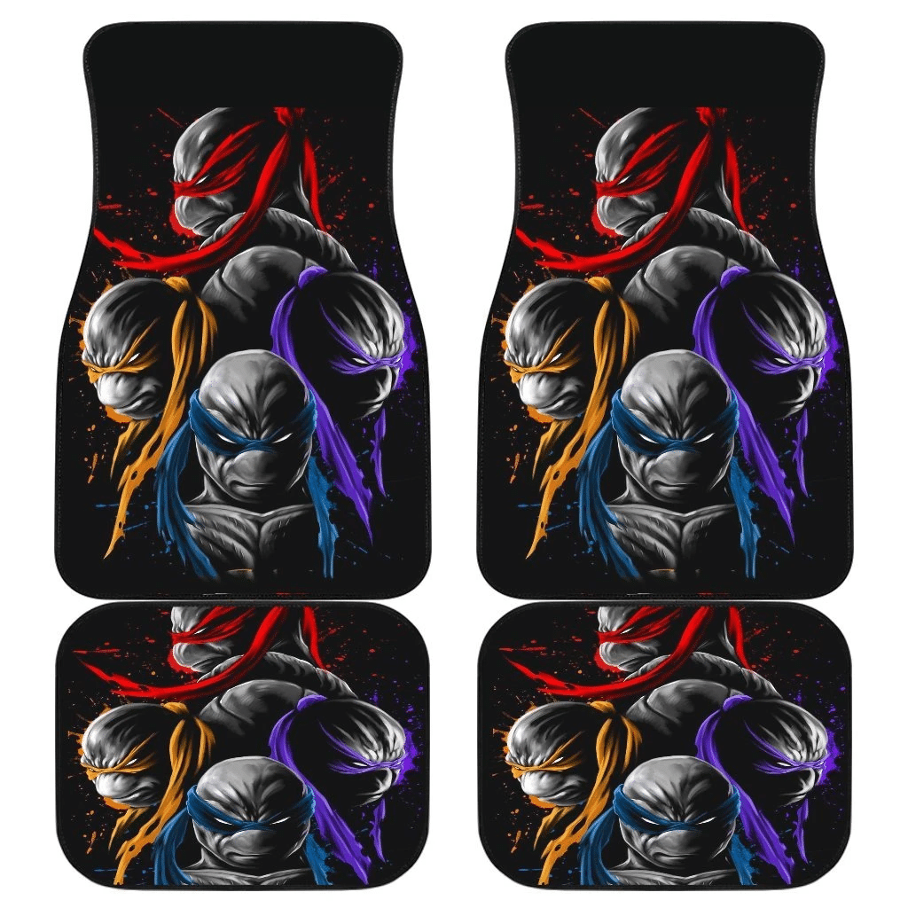 TMNT Ninja Turtles Movie Car Floor Mats 191102 TMNT Ninja Turtles Movie Car Floor Mats 191102
