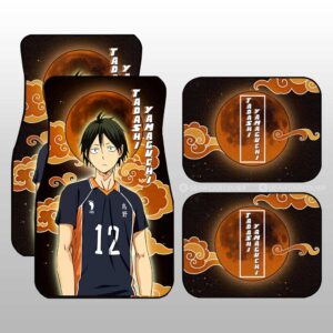 Tadashi Yamaguchi Car Floor Mats Custom Haikyuu Anime Car Accessories