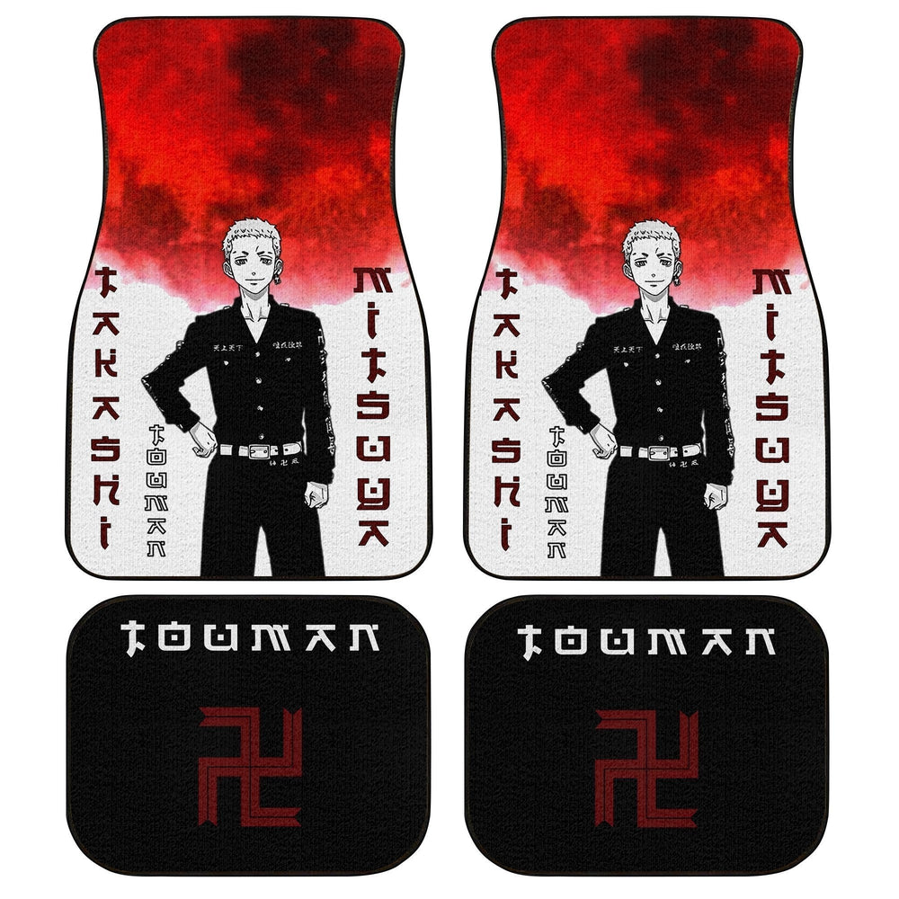 Takashi Mitsuya Car Floor Mats Custom Anime Tokyo Revengers Car Interior Accessories Takashi Mitsuya Car Floor Mats Custom Anime Tokyo Revengers Car Interior Accessories