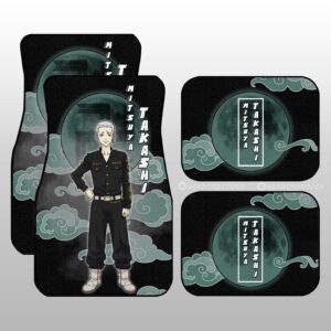 Takashi Mitsuya Car Floor Mats Custom Tokyo Reverngers Anime Car Interior Accessories