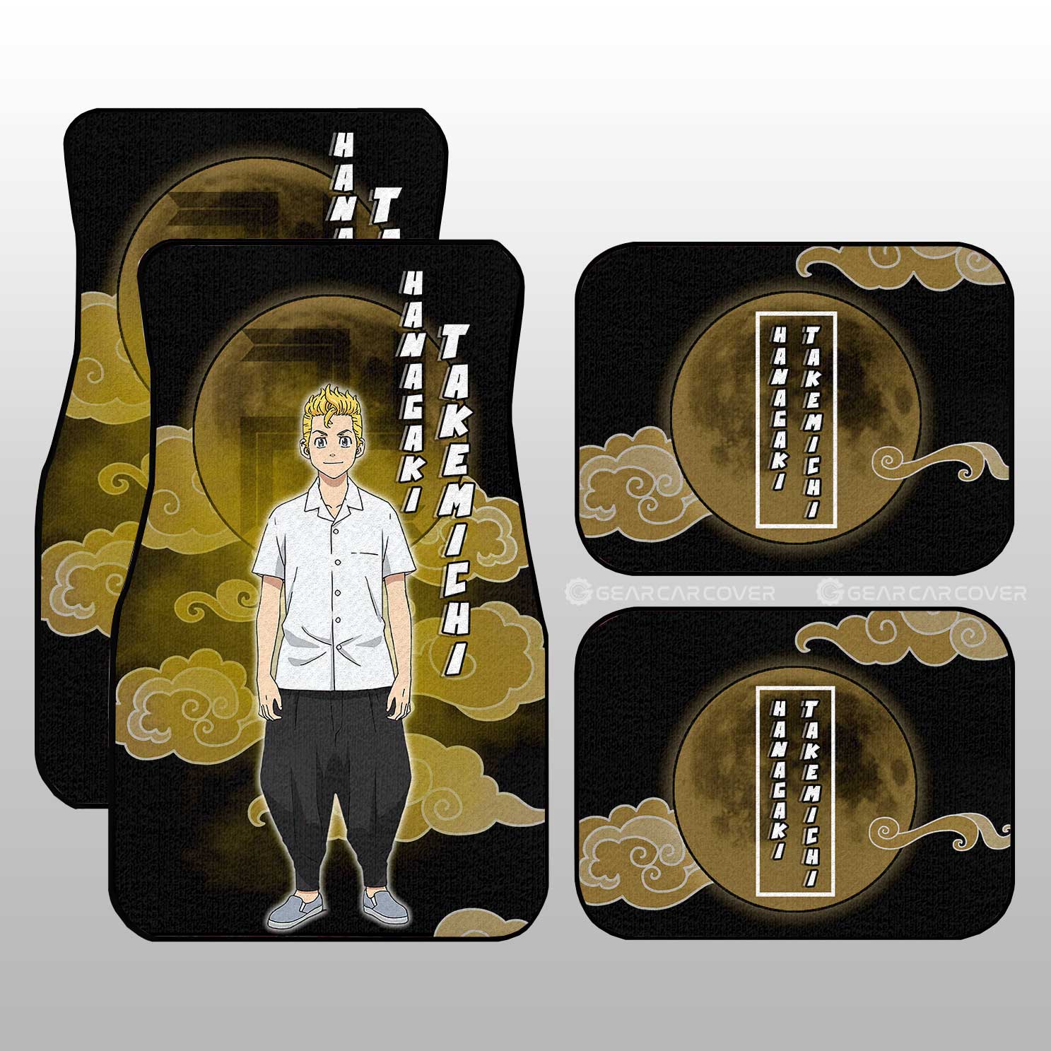 Takemichi Hanagaki Car Floor Mats Custom Tokyo Revengers Anime Car Interior Accessories Takemichi Hanagaki Car Floor Mats Custom Tokyo Revengers Anime Car Interior Accessories