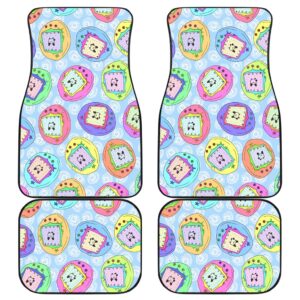 Tamagotchi Front And Back Car Mats