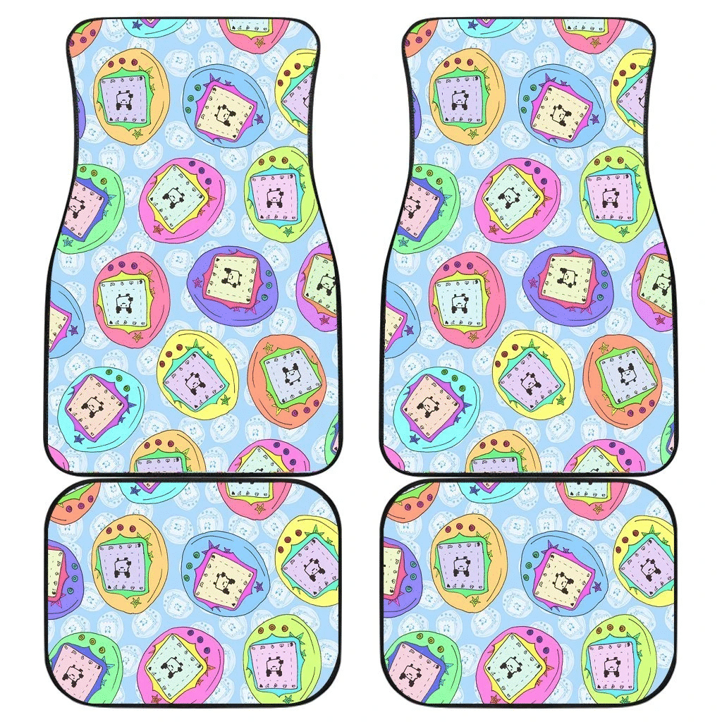 Tamagotchi Pattern Colorfull Car Floor Mats 191101 Tamagotchi Pattern Colorfull Car Floor Mats 191101