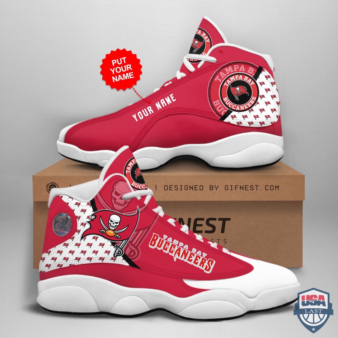 Tampa Bay Buccaneers Air Jordan 13 Custom Name Personalized Shoes Tampa Bay Buccaneers Air Jordan 13 Custom Name Personalized Shoes