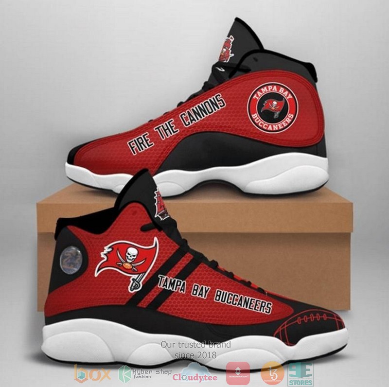 Tampa Bay Buccaneers Nfl Big Logo Football Team Air Jordan 13 Sneaker Shoes Tampa Bay Buccaneers Nfl Big Logo Football Team Air Jordan 13 Sneaker Shoes