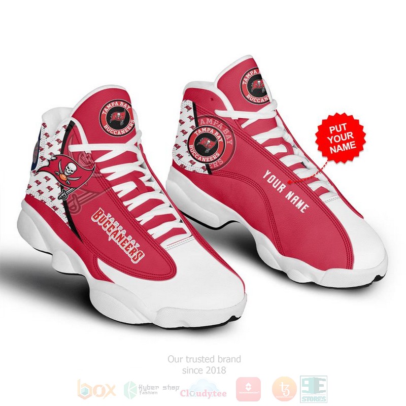 Tampa Bay Buccaneers Nfl Custom Name Air Jordan 13 Shoes 2 Tampa Bay Buccaneers Nfl Custom Name Air Jordan 13 Shoes 2