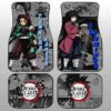 Tanjiro And Giyuu Car Floor Mats Custom Demon Slayer Anime Mix Manga Gifts For Fans