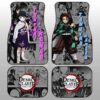 Tanjiro And Kanao Car Floor Mats Custom Demon Slayer Anime Mix Manga Gifts For Fans