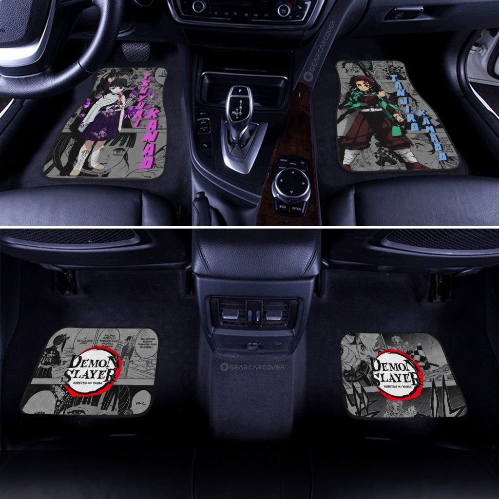 Tanjiro-And-Kanao-Car-Floor-Mats-Custom-Demon-Slayer-Anime-Mix-Manga-Gifts-For-Fans-2