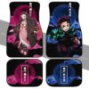 Tanjiro And Nezuko Car Floor Mats Custom Anime Demon Slayer Car Accessories