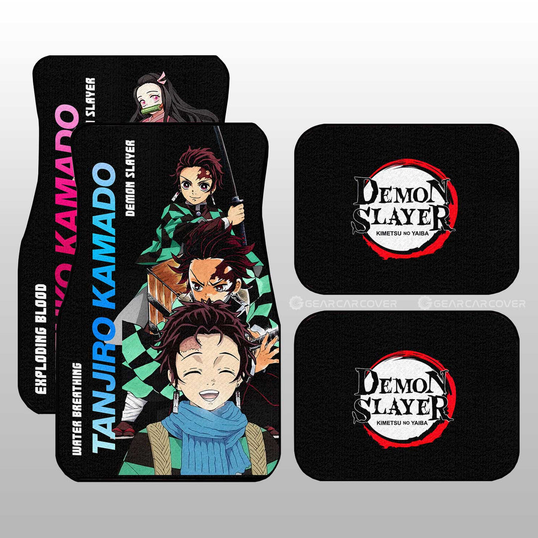 Tanjiro-And-Nezuko-Car-Floor-Mats-Custom-Demon-Slayer-Anime-Gifts-Idea-For-Fans-1