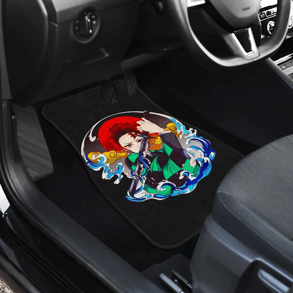 Tanjiro-And-Nezuko-Sleeping-Demon-Slayer-Car-Floor-Mats-UBC033011-2