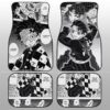 Tanjiro Car Floor Mats Custom Kimetsu No Yaiba Manga Car Accessories