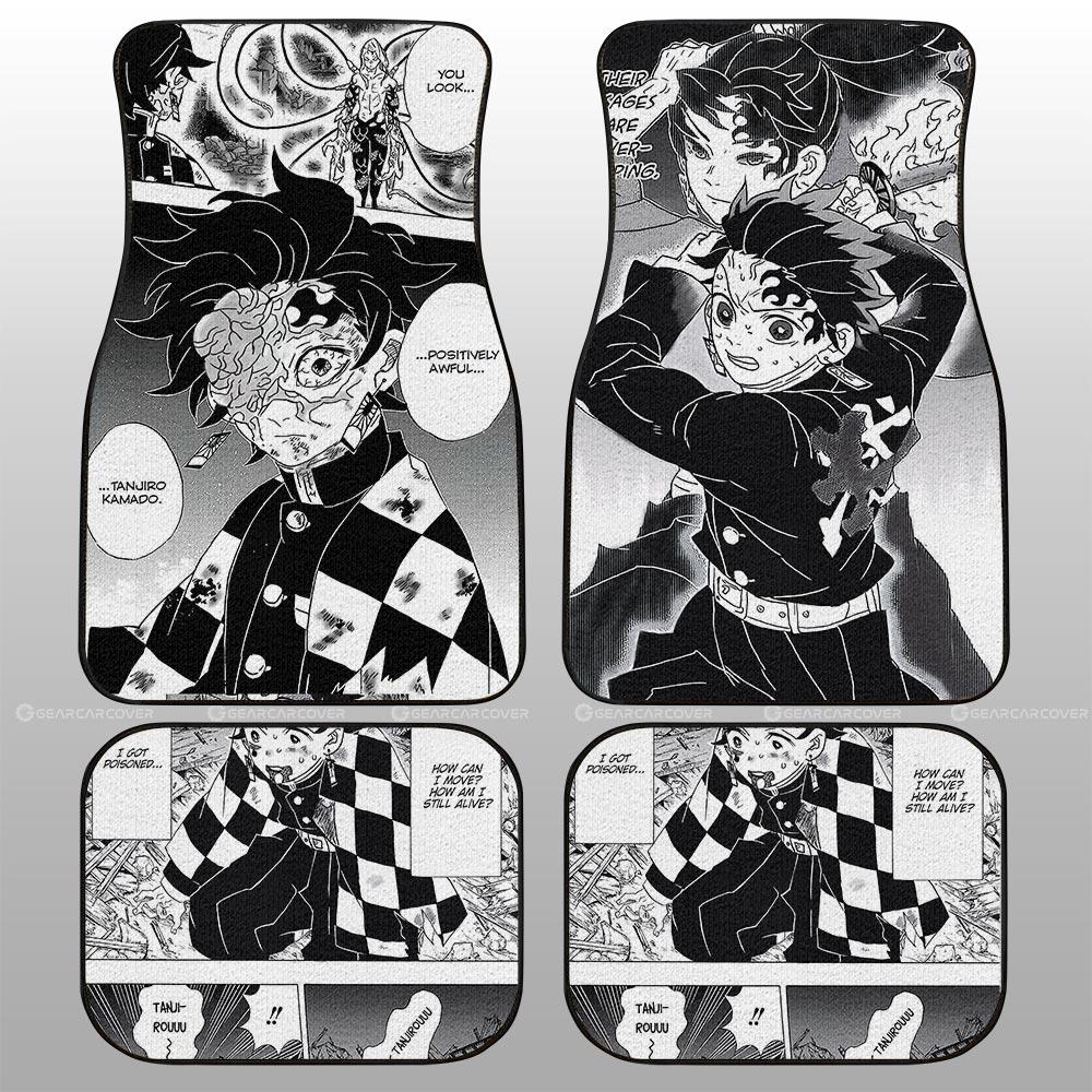 Tanjiro Car Floor Mats Custom Kimetsu No Yaiba Manga Car Accessories Tanjiro Car Floor Mats Custom Kimetsu No Yaiba Manga Car Accessories