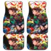 Tanjiro Flaming Sword Blade Demon Slayer Car Floor Mats UBC032910