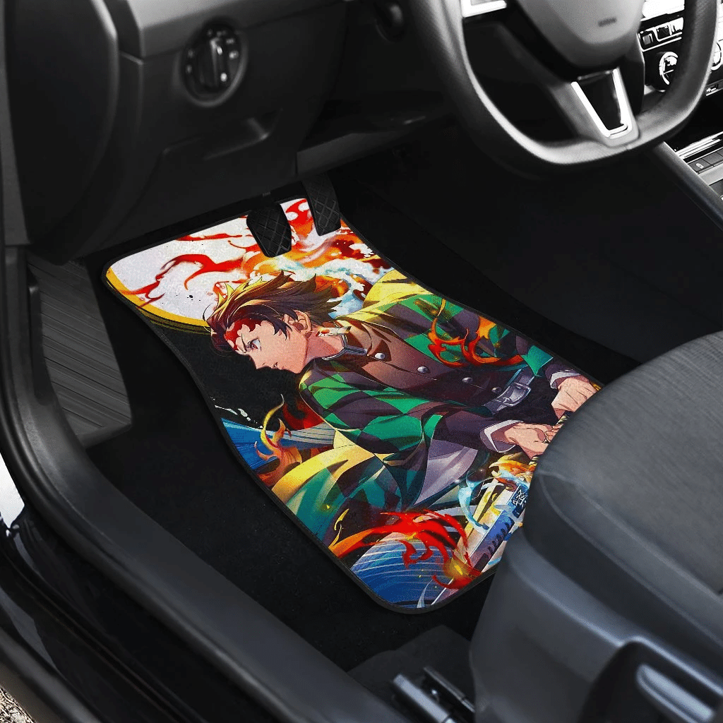 Tanjiro-Flaming-Sword-Blade-Demon-Slayer-Car-Floor-Mats-UBC032910-2