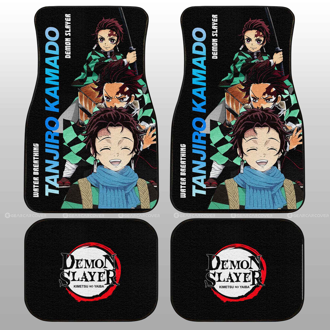 Tanjiro-Kamado-Car-Floor-Mats-Custom-Demon-Slayer-Anime-Gifts-Idea-For-Fans-1