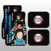 Tanjiro Kamado Car Floor Mats Custom Demon Slayer Anime Gifts Idea For Fans