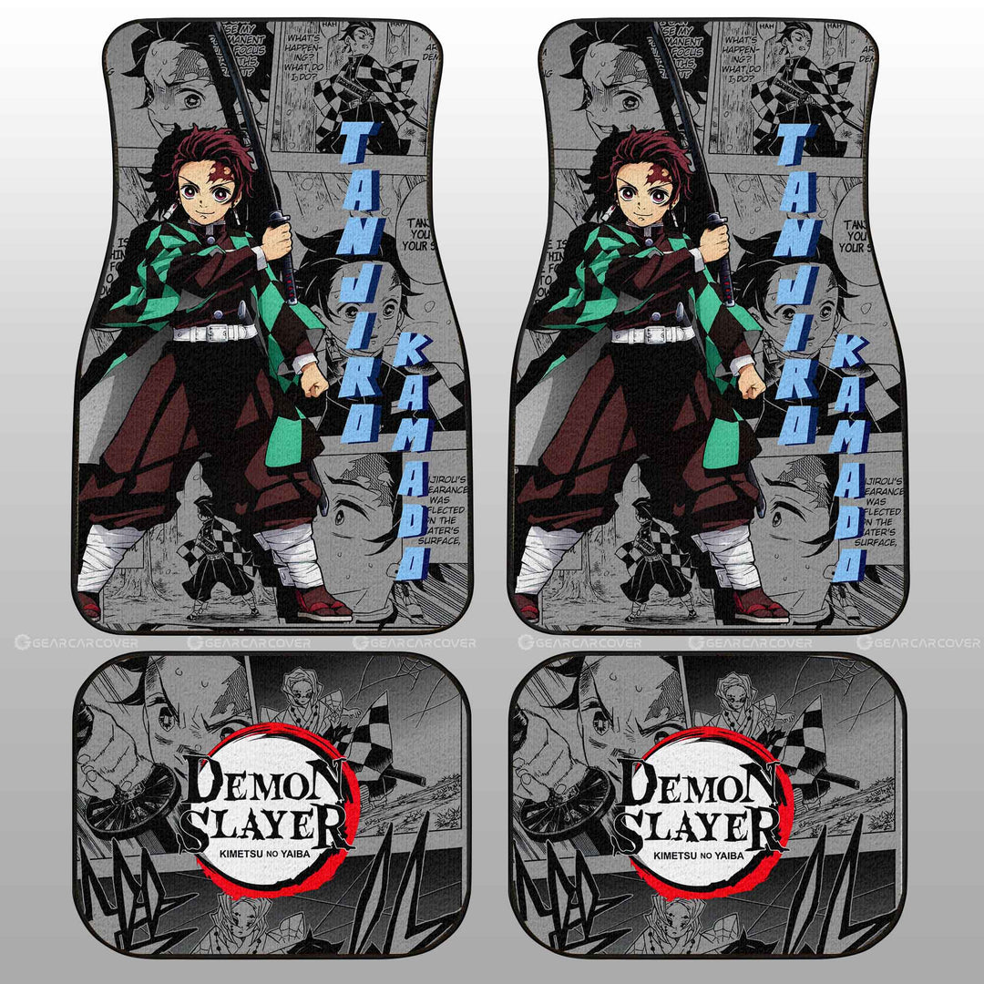 Tanjiro-Kamado-Car-Floor-Mats-Custom-Demon-Slayer-Anime-Mix-Manga-Gifts-For-Fans-1