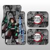 Tanjiro Kamado Car Floor Mats Custom Demon Slayer Anime Mix Manga Gifts For Fans