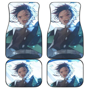 Tanjiro Kamado Car Floor Mats Kimetsu No Yaiba Anime H1223