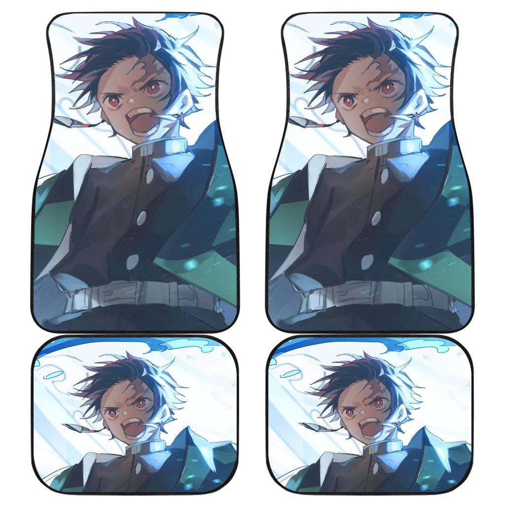 Tanjiro Kamado Car Floor Mats Kimetsu No Yaiba Anime H1223 Tanjiro Kamado Car Floor Mats Kimetsu No Yaiba Anime H1223