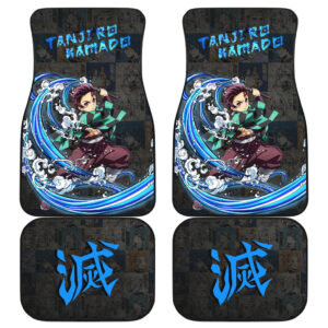 Tanjiro Kamado Demon Slayer Car Floor Mats Anime Car Accessories