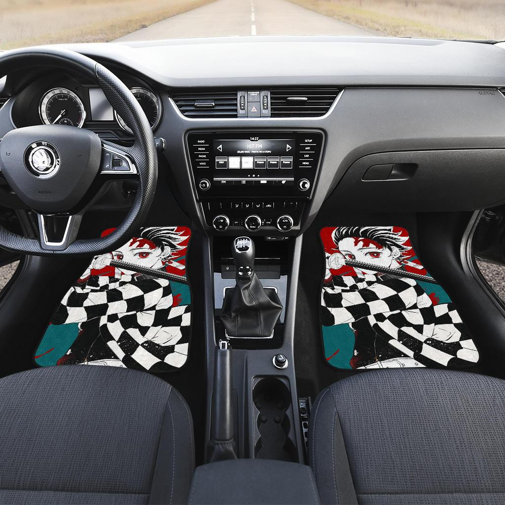 Tanjiro-Kamado-Kimetsu-No-Yaiba-Anime-Car-Floor-Mats-H1223-1