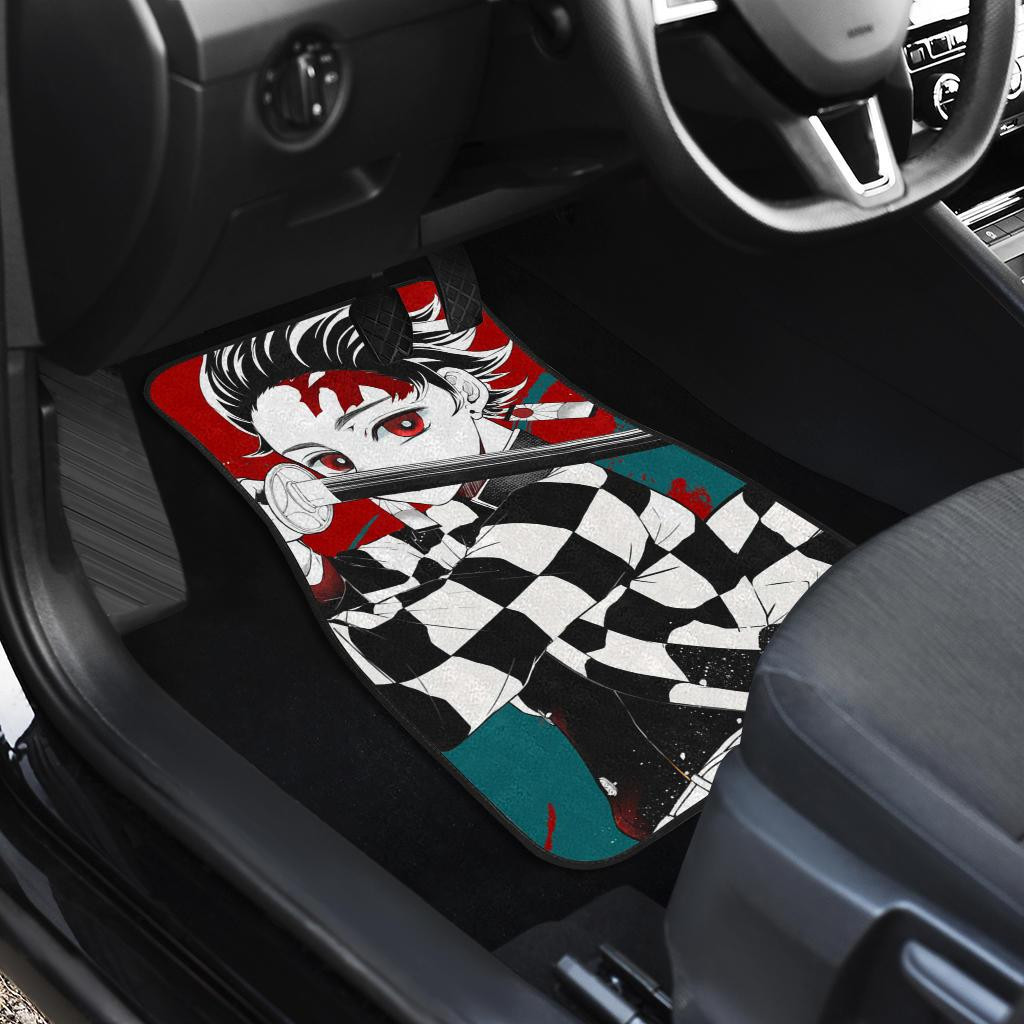 Tanjiro-Kamado-Kimetsu-No-Yaiba-Anime-Car-Floor-Mats-H1223-2