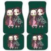 Tanjiro Kamado & Nezuko Kamado Car Floor Mats Anime H1223