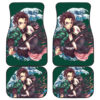 Tanjiro Kamado & Nezuko Kamado Kimetsu No Yaiba Car Floor Mats H1223