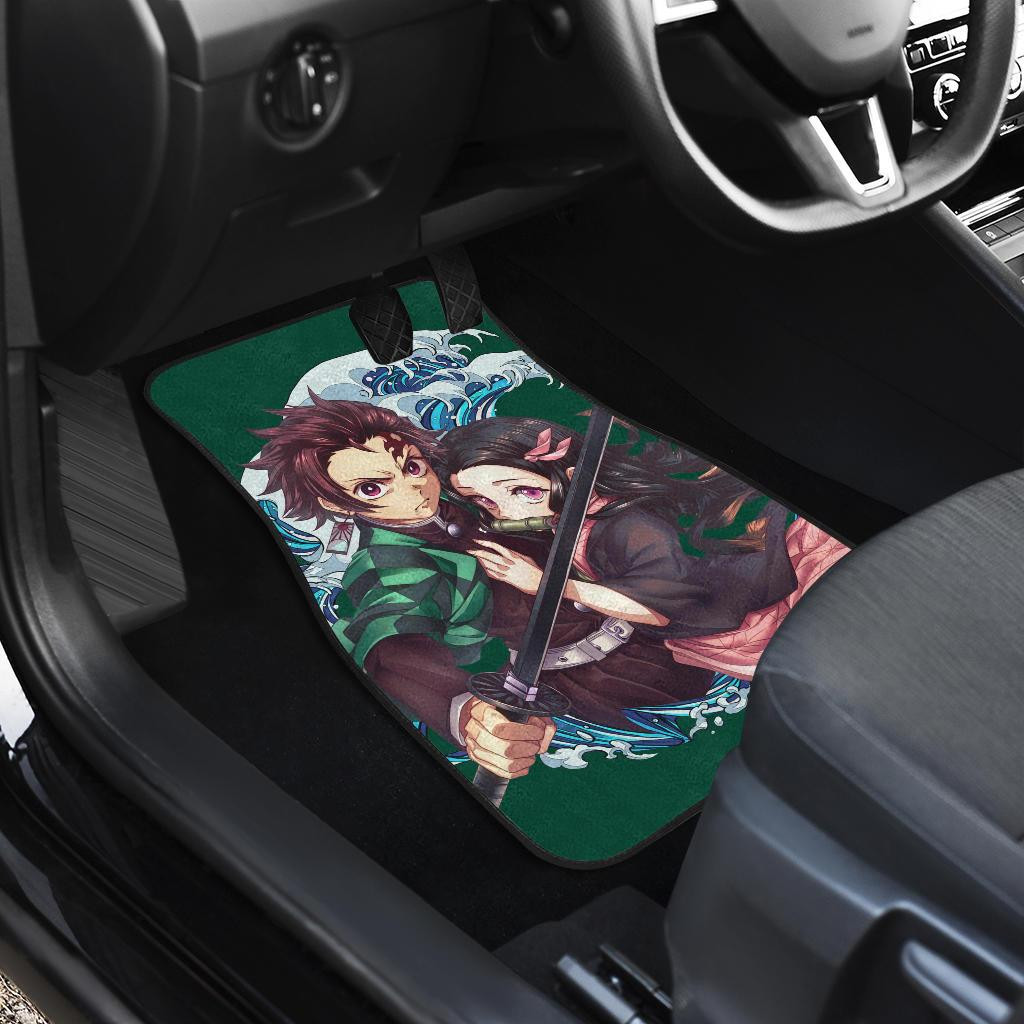 Tanjiro-Kamado-Nezuko-Kamado-Kimetsu-No-Yaiba-Car-Floor-Mats-H1223-2