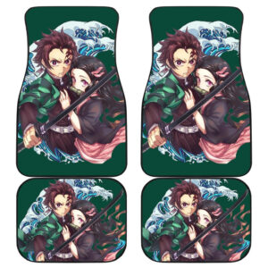 Tanjiro Kamado & Nezuko Kamado Kimetsu No Yaiba Car Floor Mats H1223