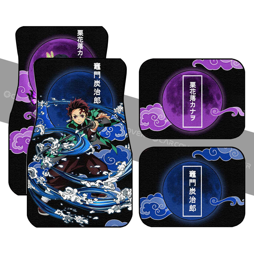 Tanjiro-Kanao-Car-Floor-Mats-Custom-Demon-Slayer-Anime-Car-Interior-Accessories-1