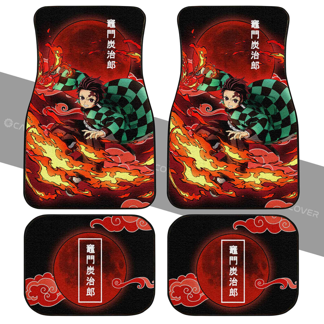 Tanjiro-Sun-Breathing-Car-Floor-Mats-Custom-Demon-Slayer-Anime-Car-Accessories-1