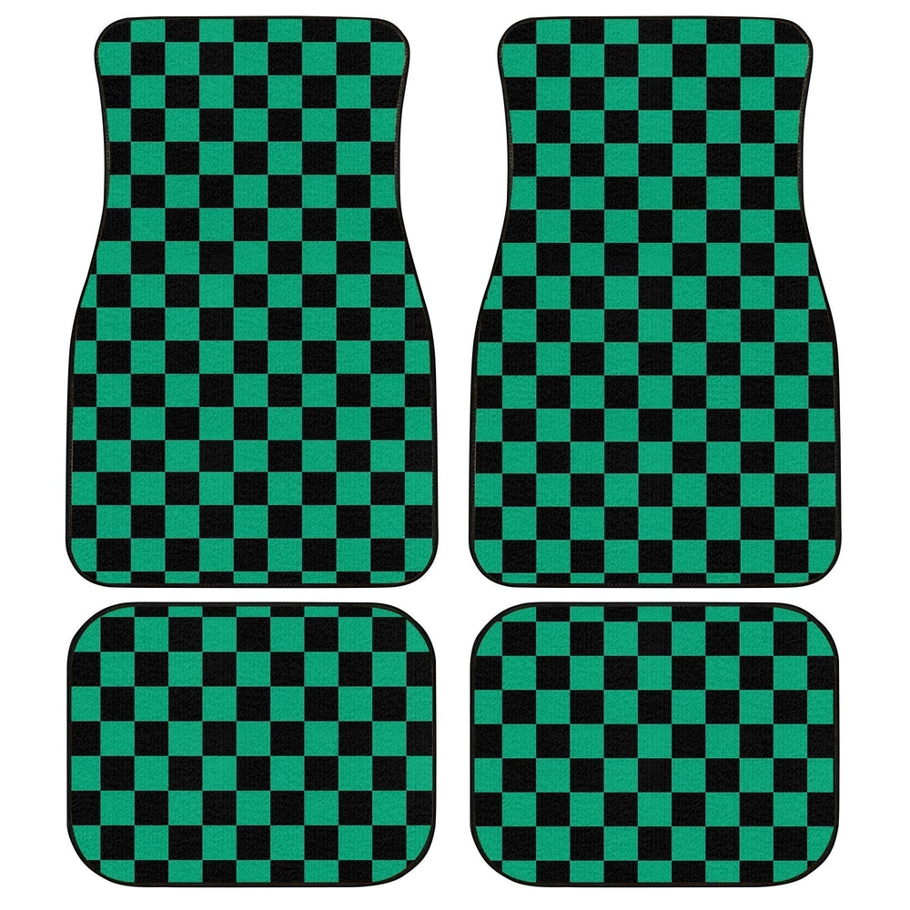 Tanjiro Uniform Car Floor Mats Custom Demon Slayer Anime Car Accessories Tanjiro Uniform Car Floor Mats Custom Demon Slayer Anime Car Accessories