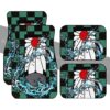 Tanjiro Water Car Floor Mats Custom Earing Demon Slayer Anime Car Accessories