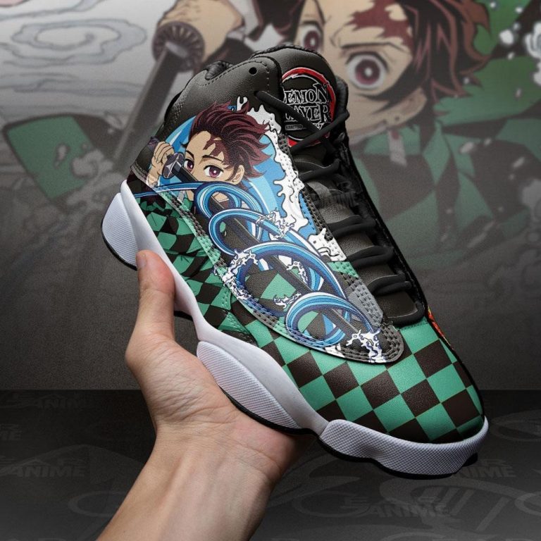 Tanjiro-Water-Sun-Breathing-Anime-Demon-Slayer-Air-Jordan-13-Shoes-3