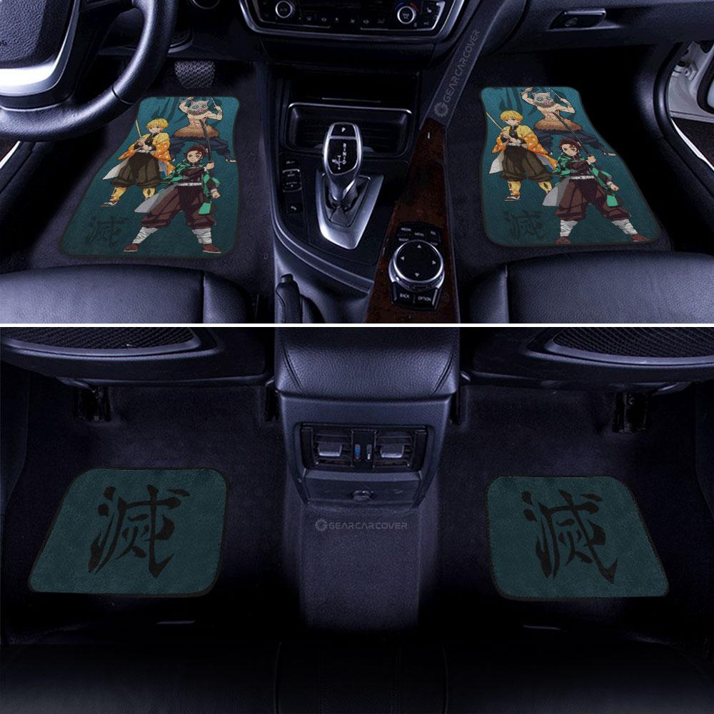 Tanjiro-Zenitsu-Inosuke-Car-Floor-Mats-Custom-Demon-Slayer-Anime-Car-Accessories-2