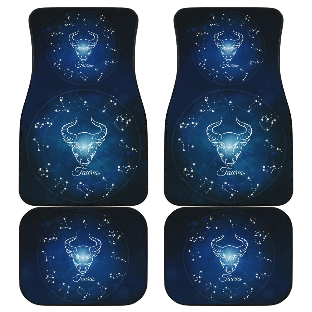 Taurus Zodiac Sign Car Floor Mats Amazing Gift H042620 Taurus Zodiac Sign Car Floor Mats Amazing Gift H042620