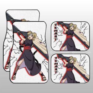 Temari Car Floor Mats Custom Gifts For Anime Naruto Fans