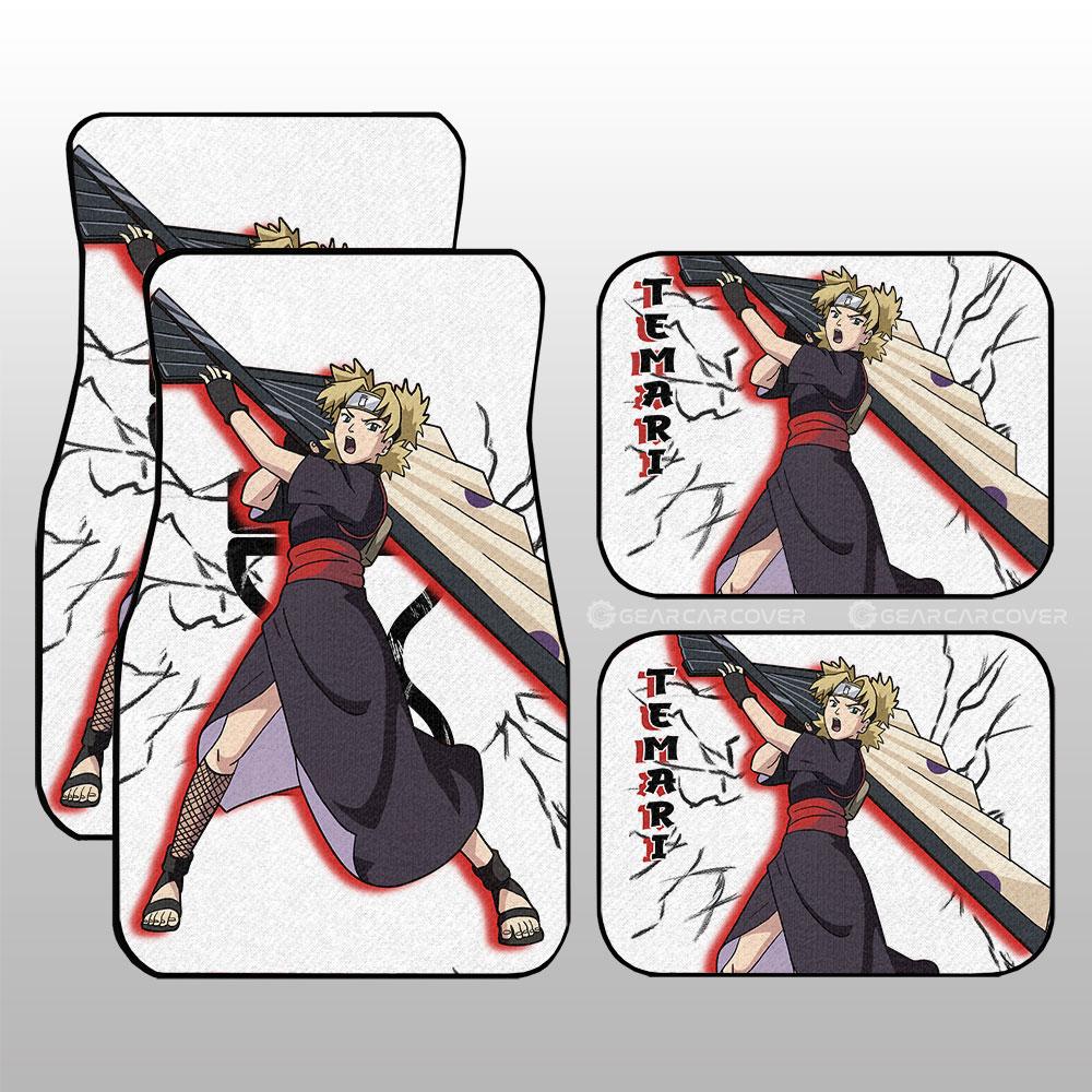 Temari Car Floor Mats Custom Gifts For Anime Naruto Fans Temari Car Floor Mats Custom Gifts For Anime Naruto Fans