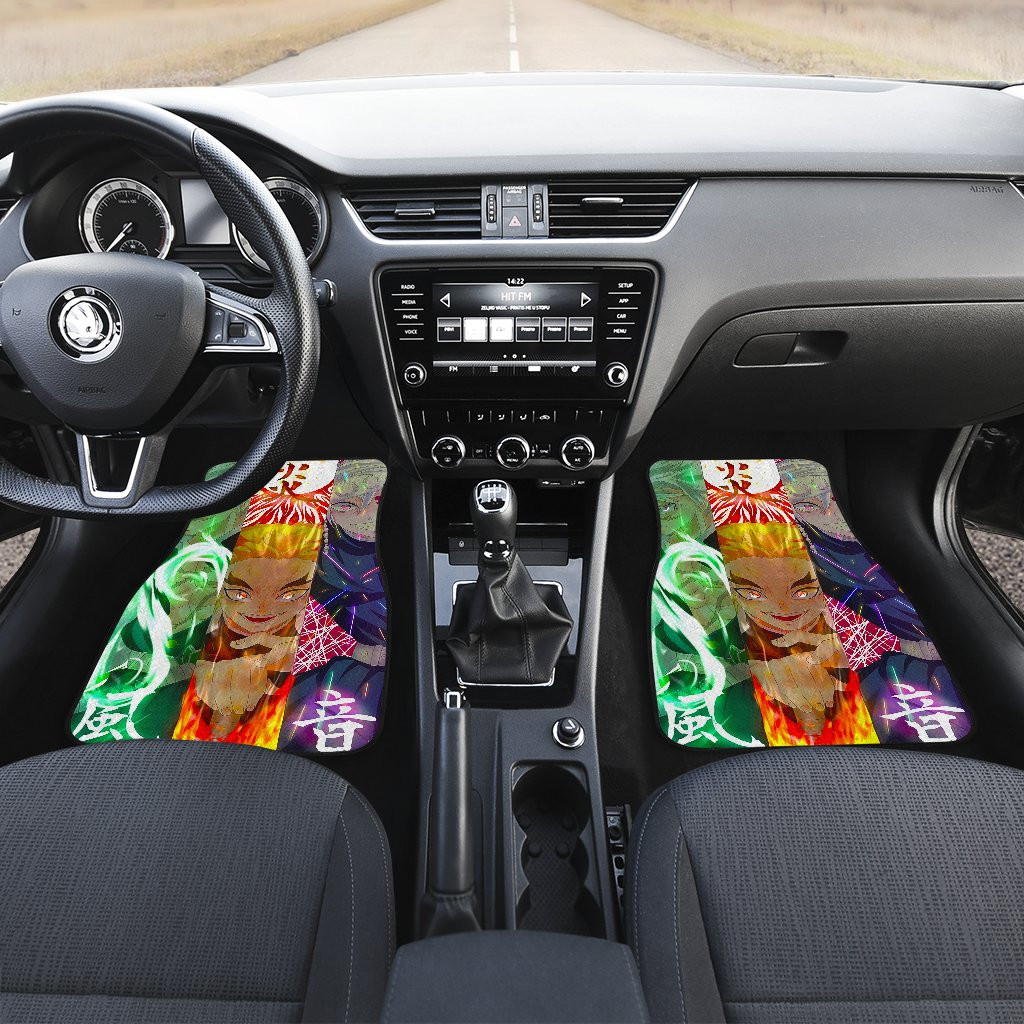Tengen-Kyojuro-Faces-Poster-Demon-Slayer-Car-Floor-Mats-UBC032912-1