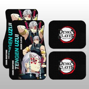 Tengen Uzui Car Floor Mats Custom Demon Slayer Anime Gifts Idea For Fans